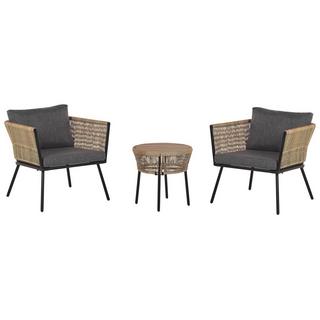 Beliani Bistro Set aus PE Rattan Modern GARGANO  