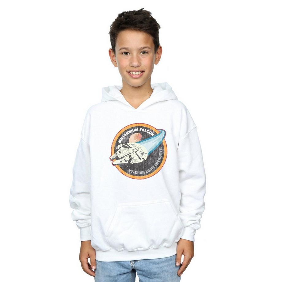 STAR WARS  Millennium Felpa Con Cappuccio Distintivo 