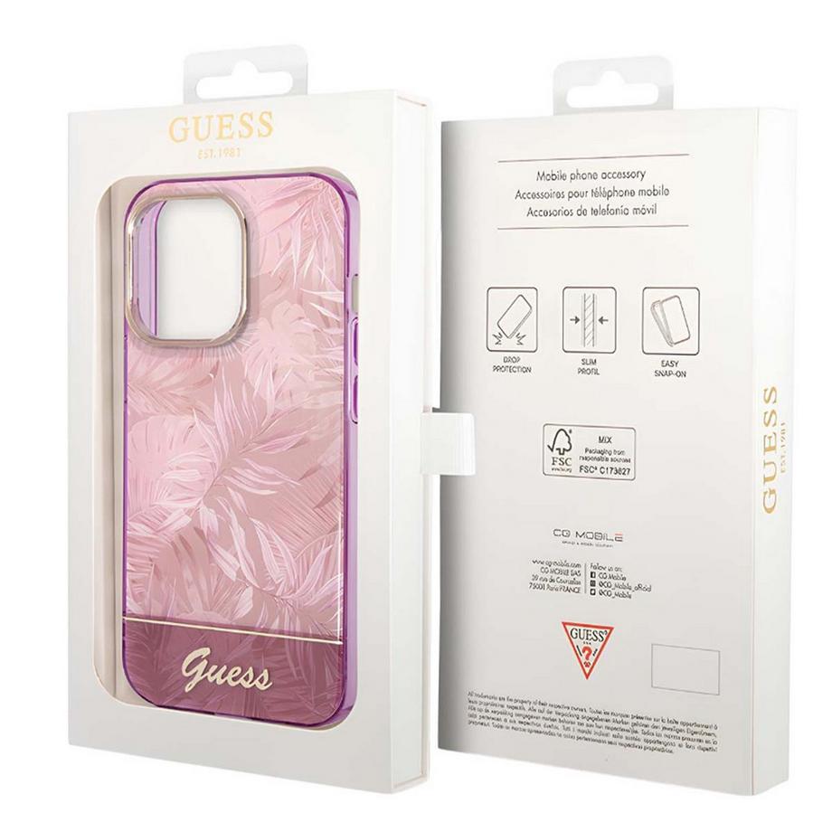 GUESS  Hülle Apple iPhone 14 Pro TPU Jungle 