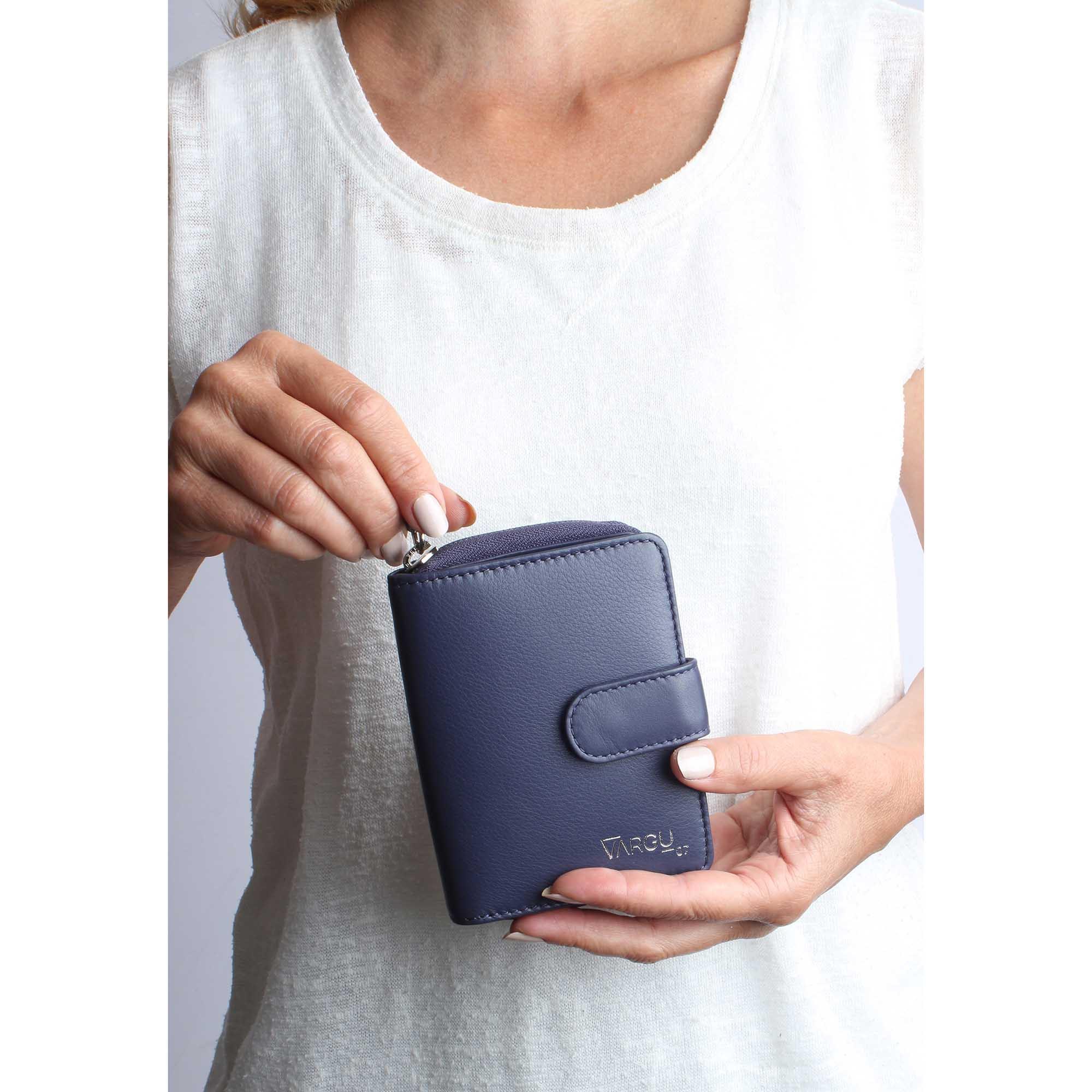 VARGU VINEM 1-A mono Portafoglio in vera pelle  