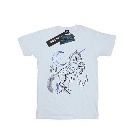Harry Potter Einhorn Bedrucktes T-Shirt  