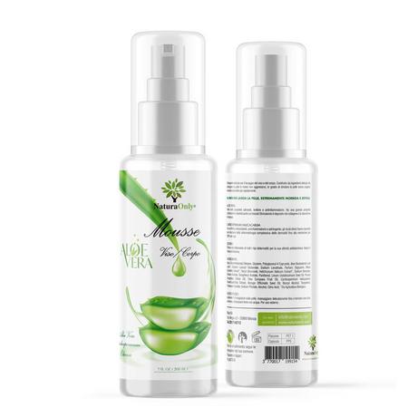 NATURA ONLY  Mousse nettoyante pour le visage à l'Aloe Vera 
