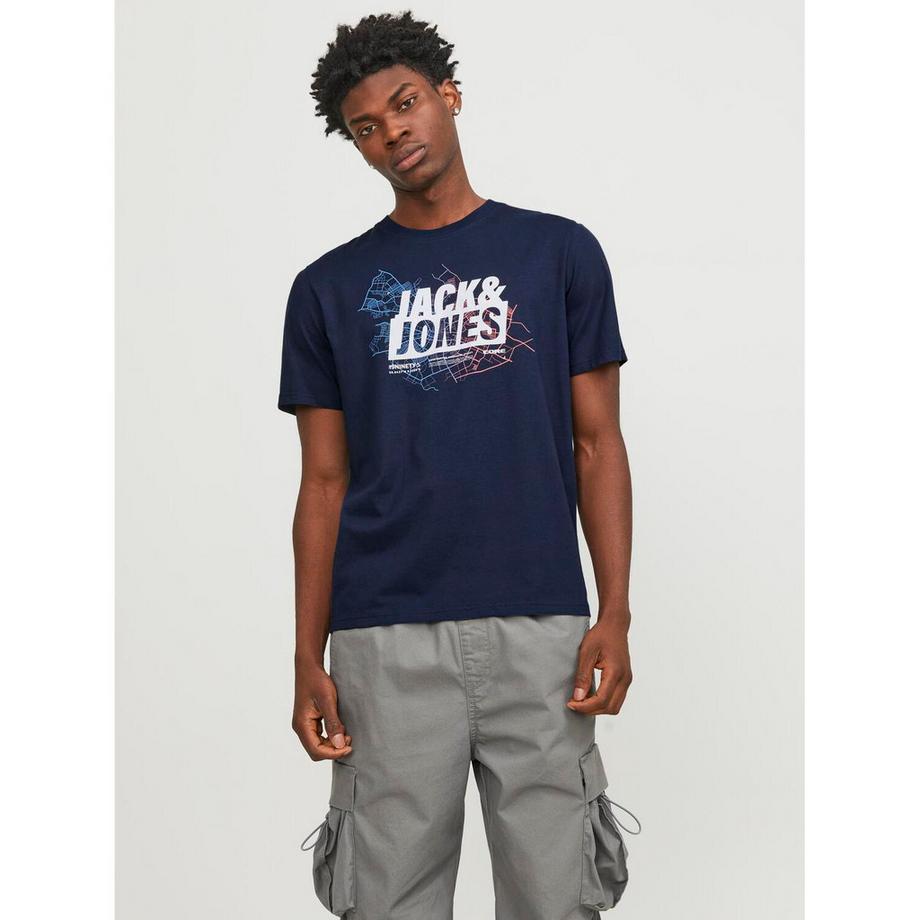JACK & JONES T-shirt Map Logo  