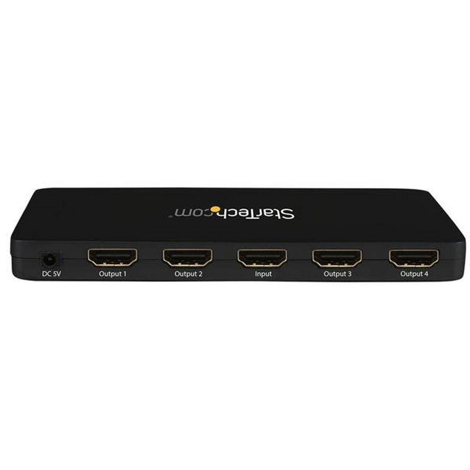 STARTECH.COM  StarTech.com 4 Port HDMI 4k Video Splitter - 1x4 HDMI Verteiler mit Aluminiumgehäuse - 4k 30 Hz 