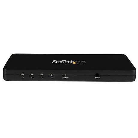 STARTECH.COM  StarTech.com 4 Port HDMI 4k Video Splitter - 1x4 HDMI Verteiler mit Aluminiumgehäuse - 4k 30 Hz 