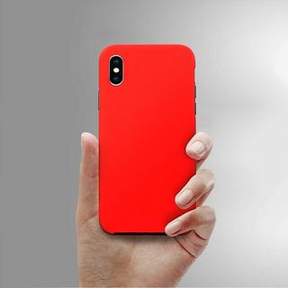 Avizar  Coque 360° rigide Rouge iPhone X/XS 