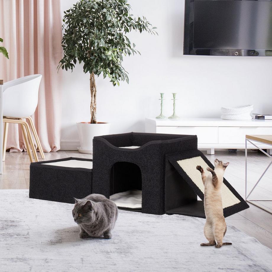 B2X  Katzenversteck mit mehreren Betten 