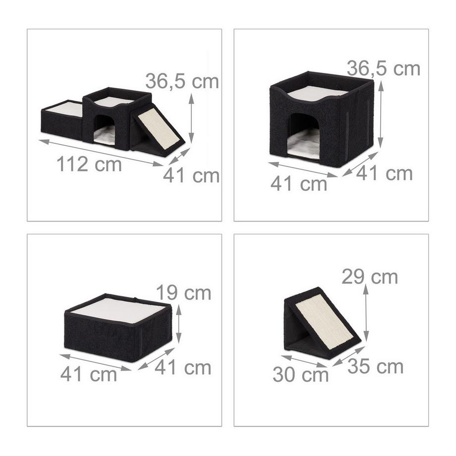 B2X  Katzenversteck mit mehreren Betten 