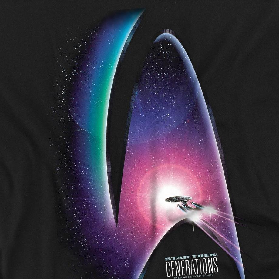 Star Trek Generations T-Shirt Stampata  