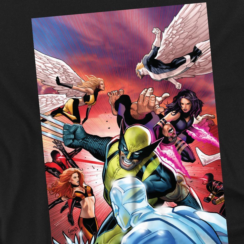 MARVEL X-Men Team Defend T-Shirt Maniche Lunghe  