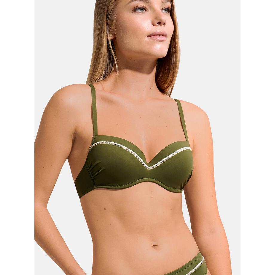 Vorgeformtes Verstellbare Träger-Badeanzugoberteil Union Island