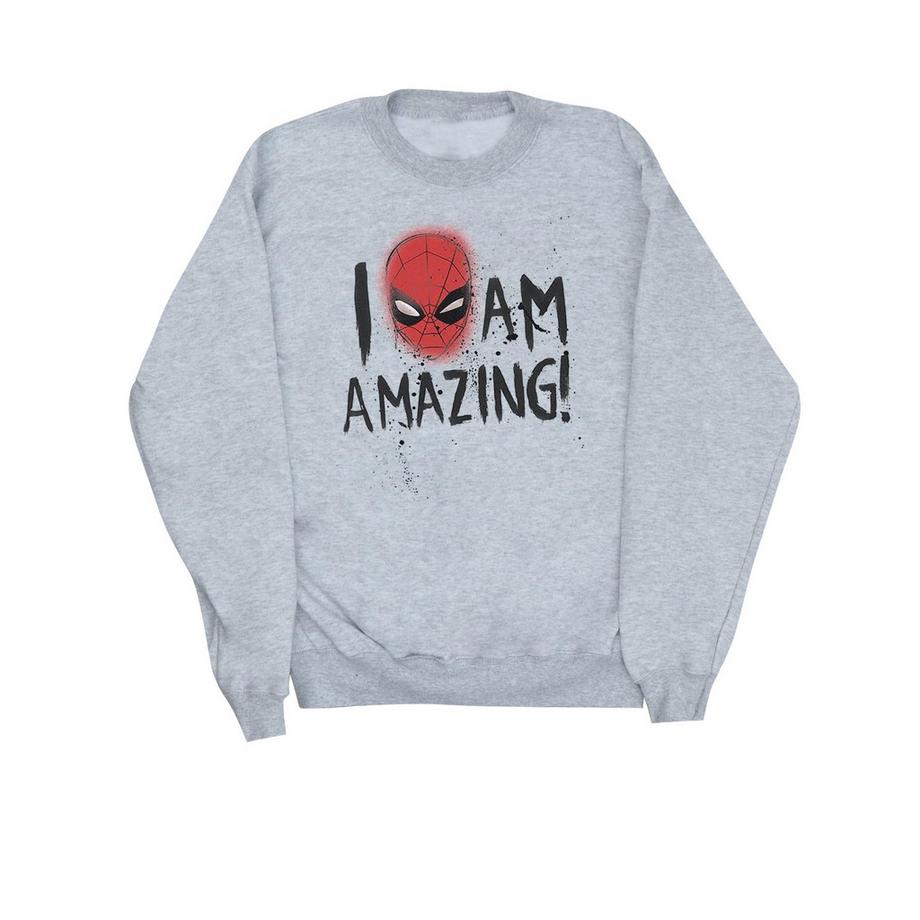MARVEL I Am Amazing Felpa Stampa Grafica  