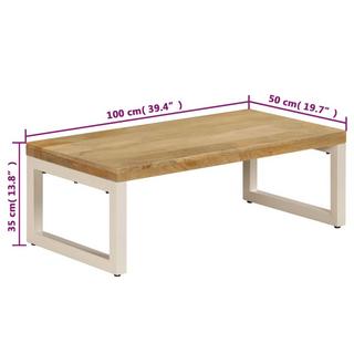 VidaXL Table basse bois  