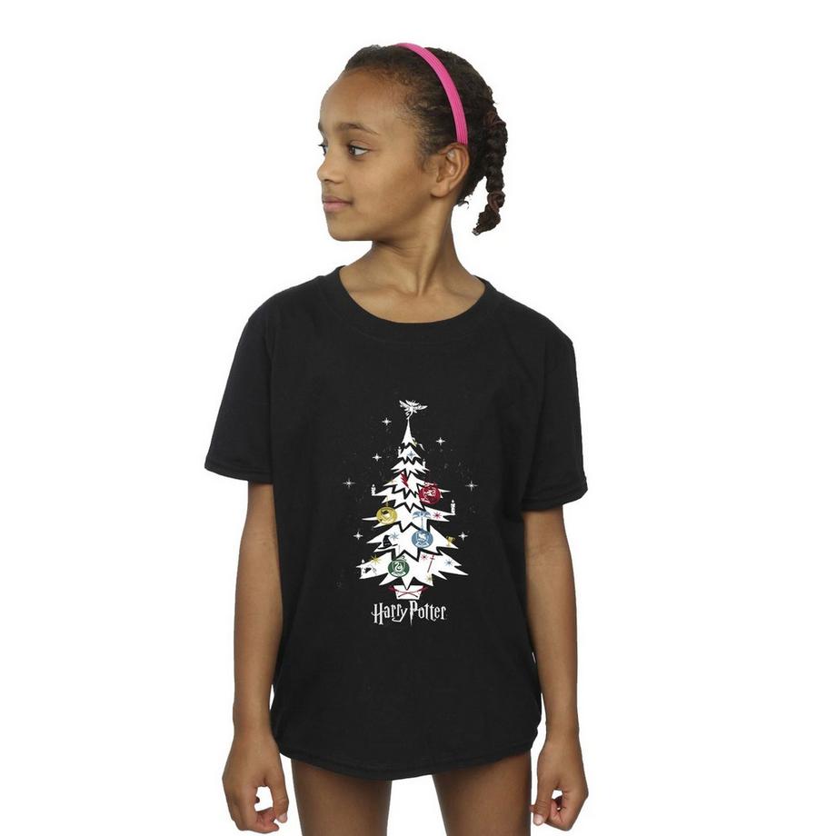 Harry Potter  Maglietta Albero Di Natale Ragazze 