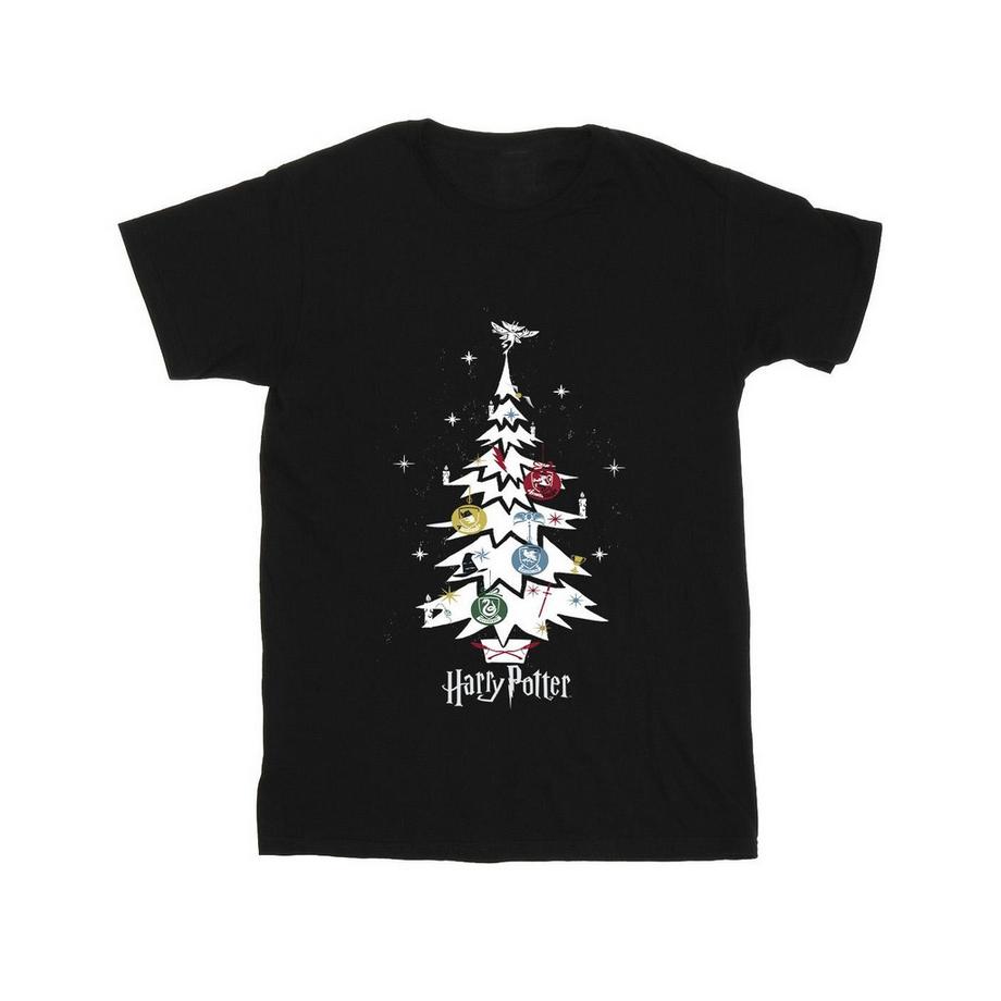Maglietta Albero Di Natale Ragazze