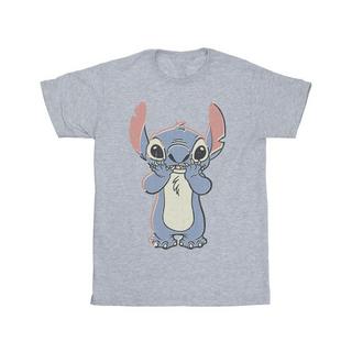 Disney Stitch Stampa Grafica T-Shirt Maniche Corte  