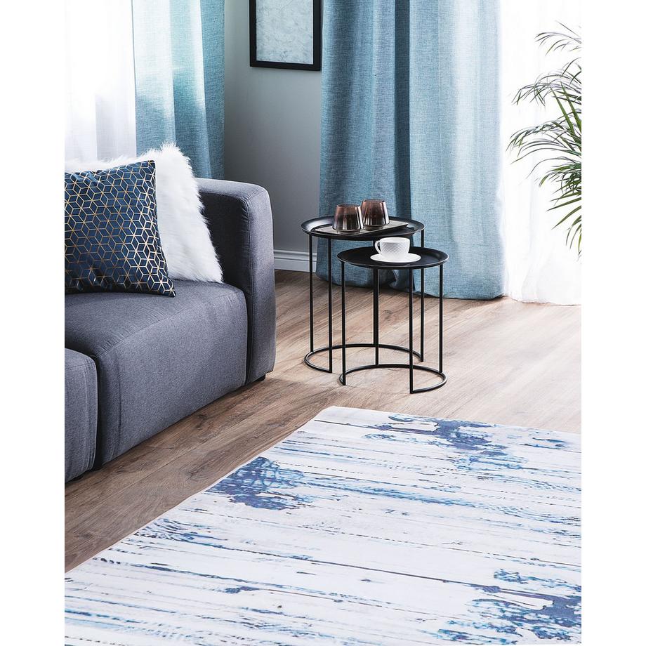 Beliani Tapis en Polyester  BURDUR  