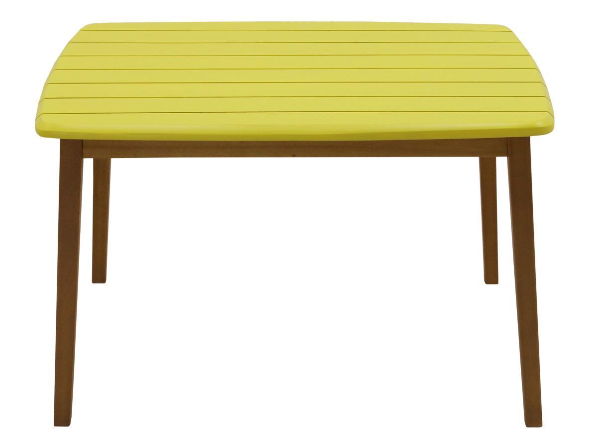 Vente-unique Table de jardin pour enfant en acacia jaune L.80 cm - GOZO de MYLIA  