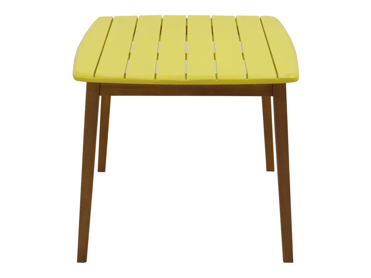 Vente-unique Table de jardin pour enfant en acacia jaune L.80 cm - GOZO de MYLIA  