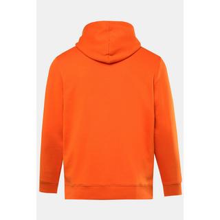 JP1880 Hoodie Brust-Print Kängurutasche  