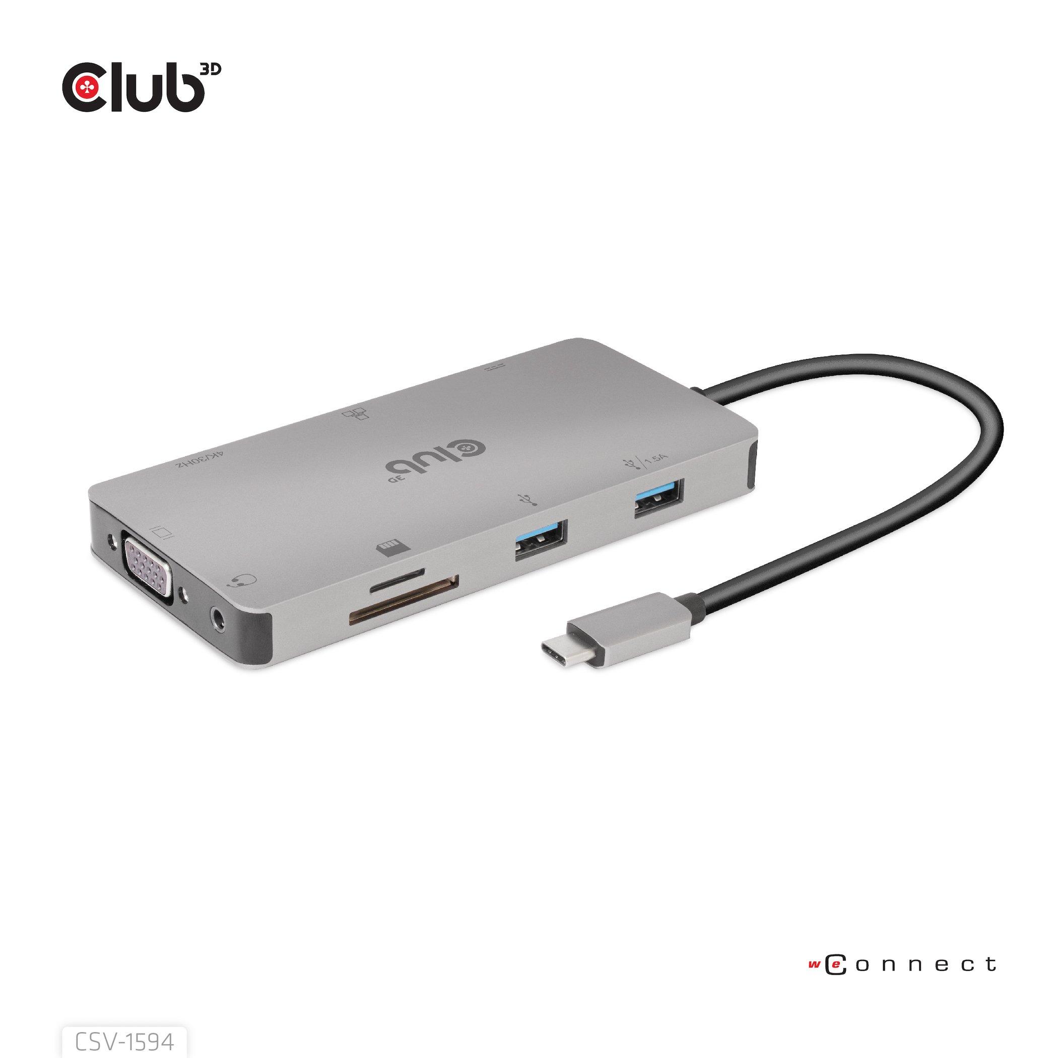 Club3D  USB 3.1 Gen 1-Hub 