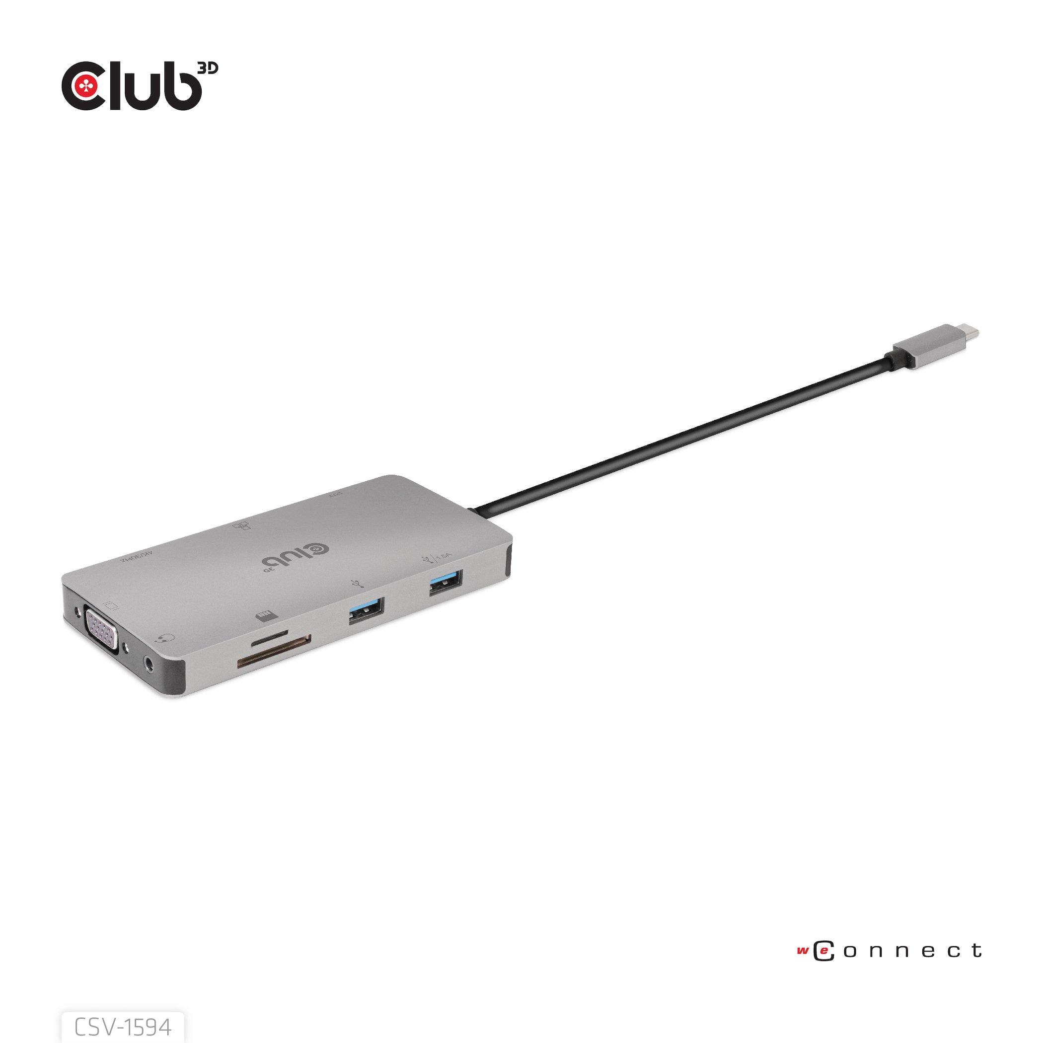 Club3D  USB 3.1 Gen 1-Hub 