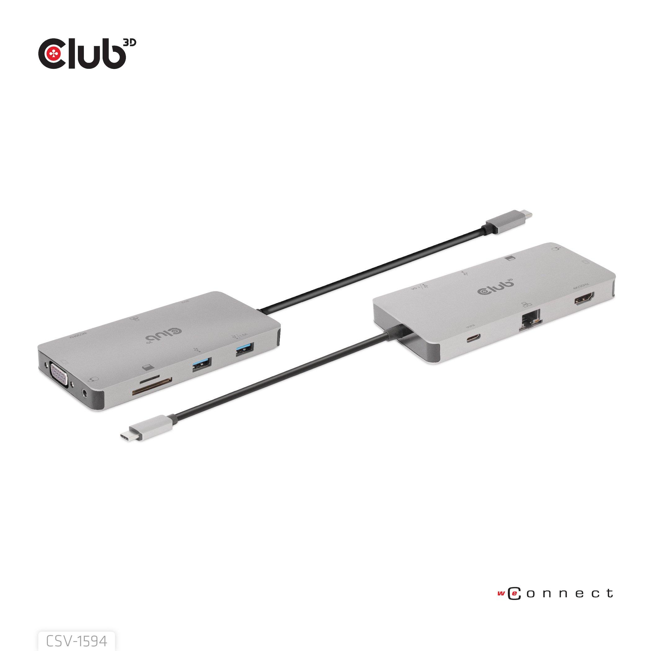 Club3D  USB 3.1 Gen 1-Hub 