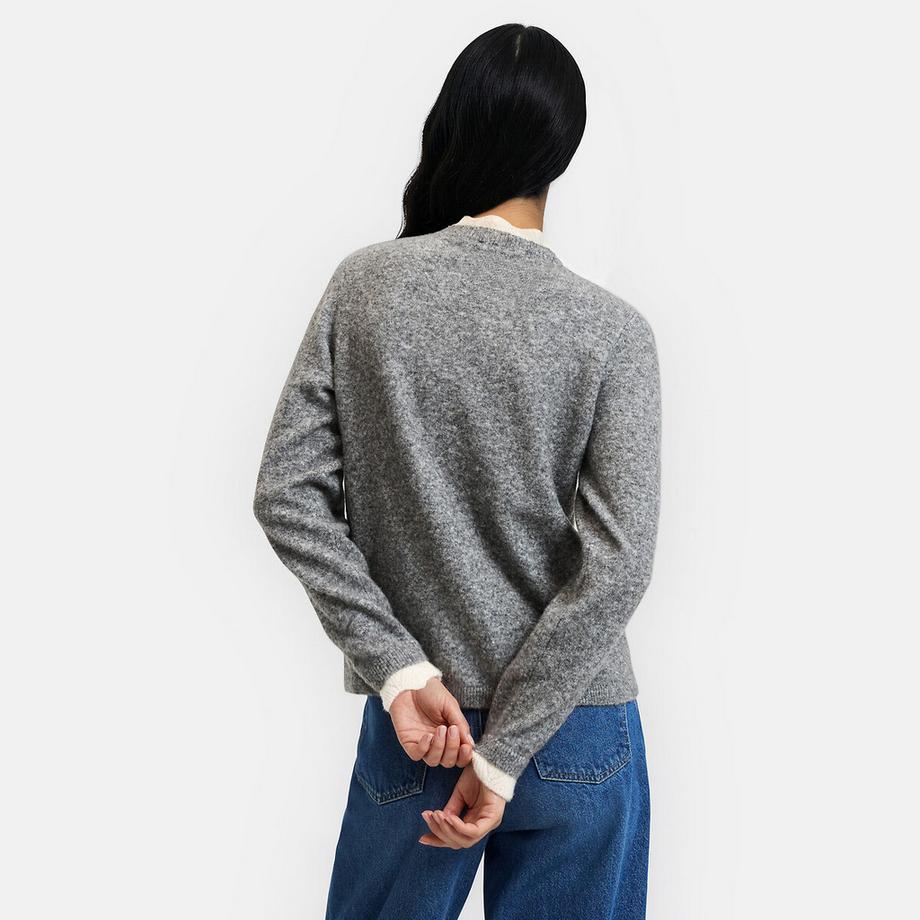 La Redoute Collections Pull avec détails fantaisie au col  