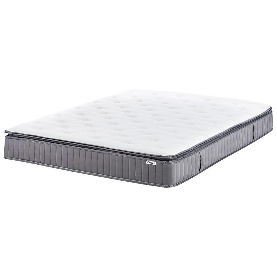 Beliani Matelas à ressorts ensachés en mousse à mémoire de forme avec gel en Ressorts ensachés PLEASANT  