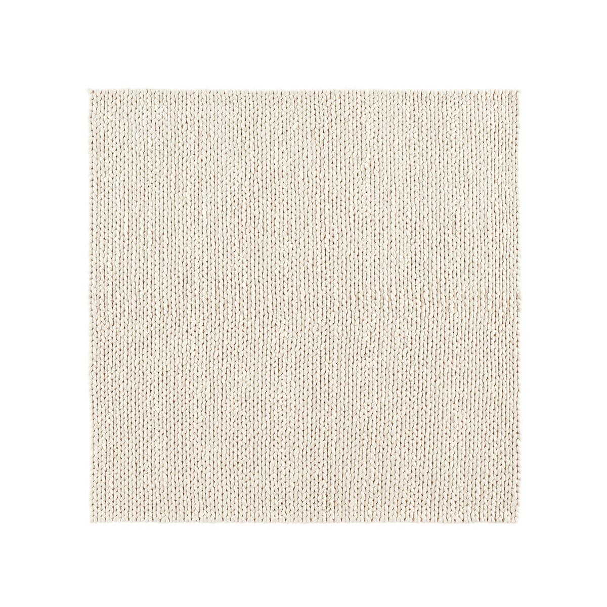 La Redoute Intérieurs Tapis laine effet tricot forme carrée  