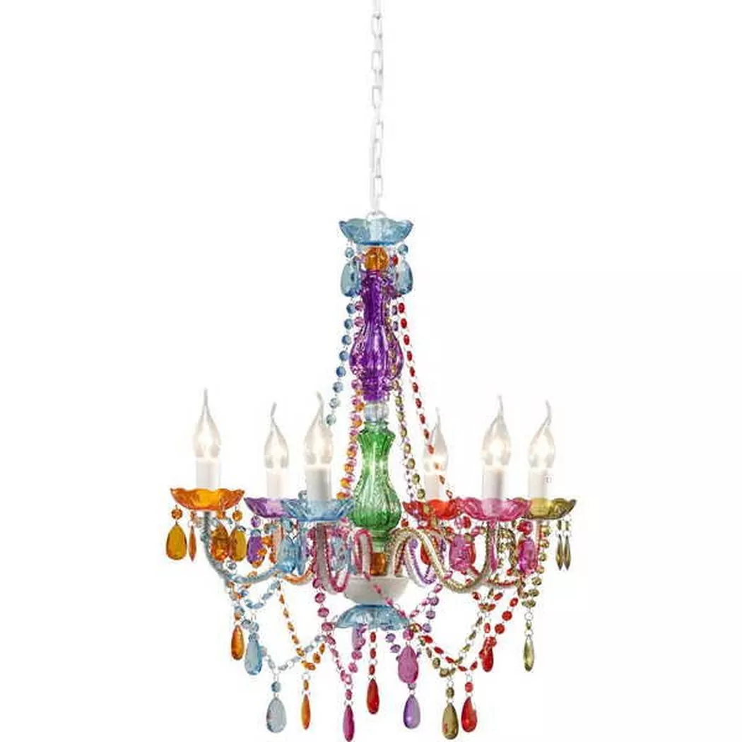 KARE Design – Hängeleuchte Starlight Rainbow 6-Arm, One Size, Multicolor