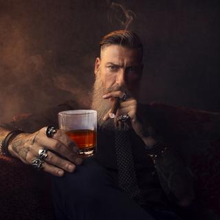 Northix 5-teiliges Whisky-Set Karaffe & Gläser  