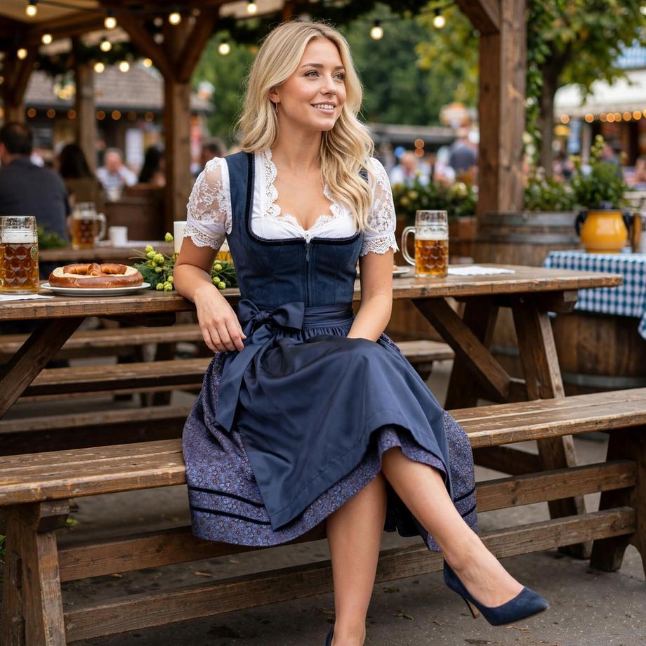 Tectake  Dirndl midi LAURA 