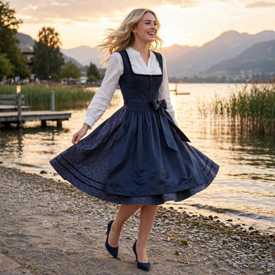 Tectake  Dirndl midi LAURA 