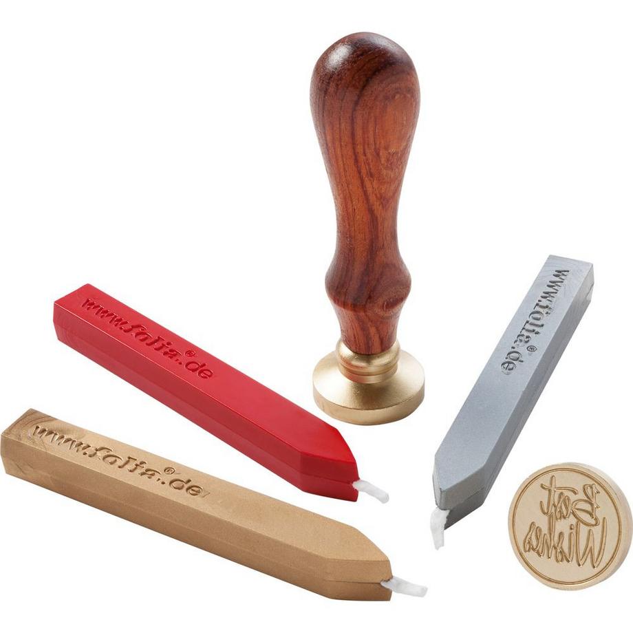 Stempel Set mit Siegelwachs