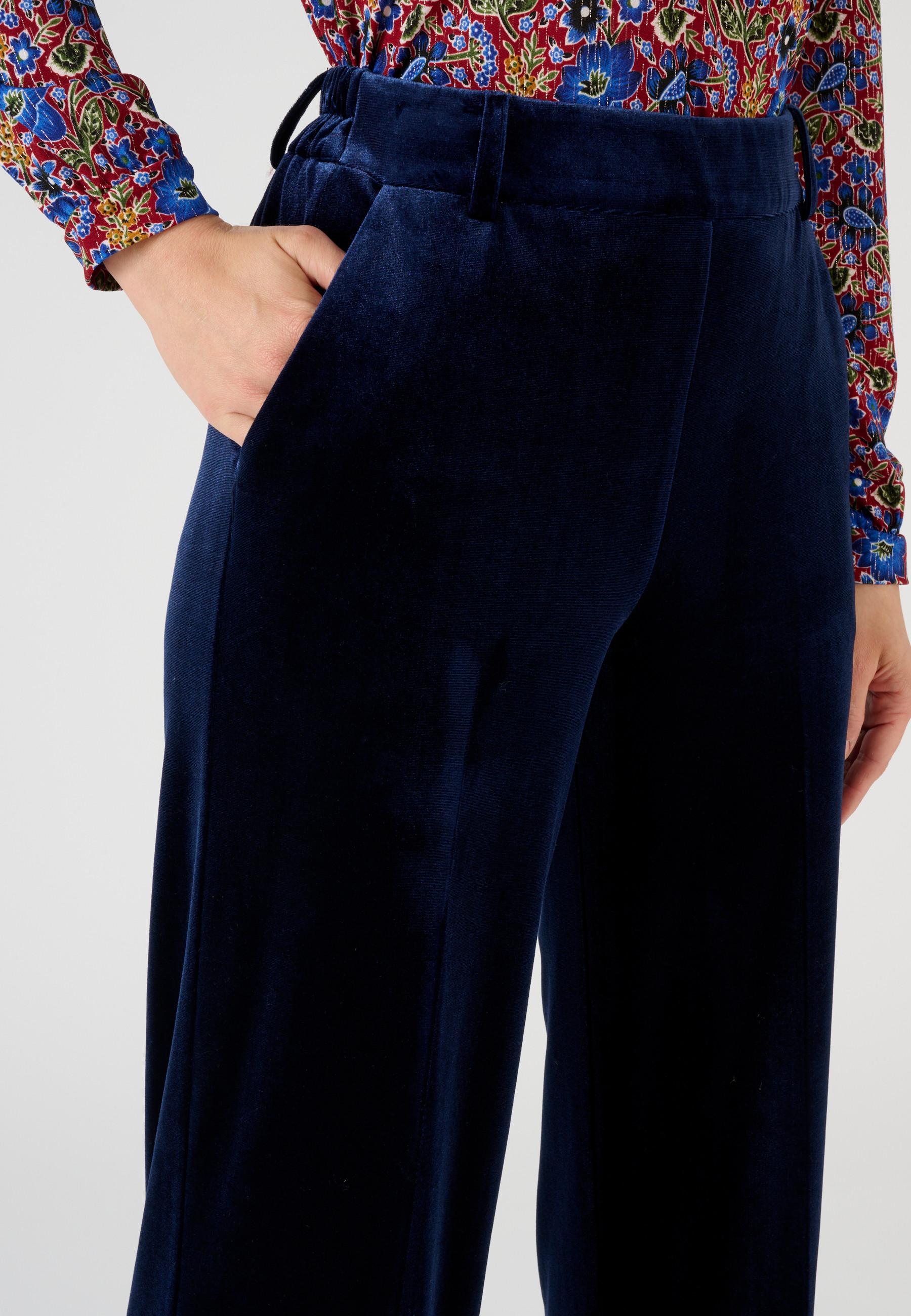 Damart  Pantalon large en velours 