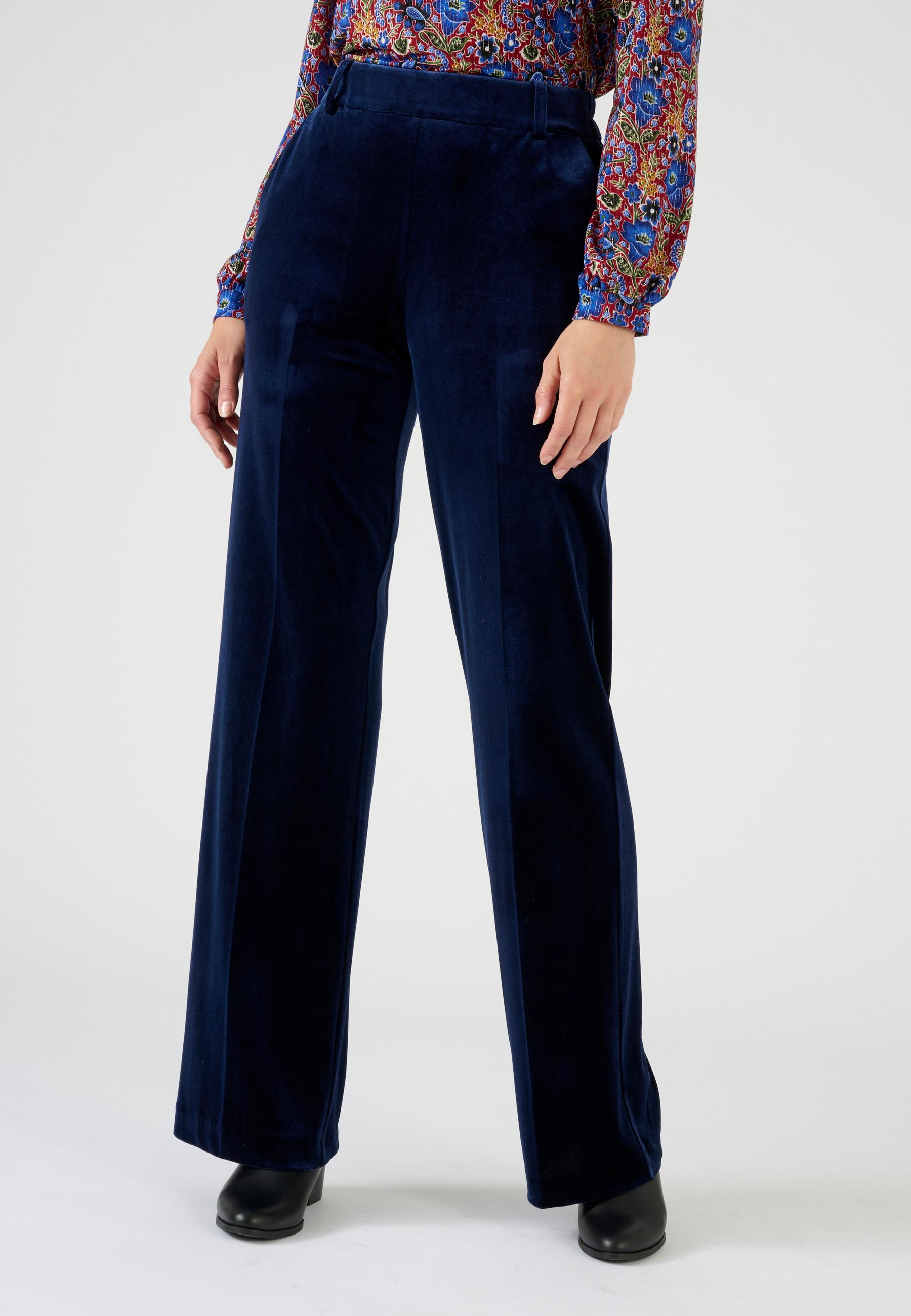 Damart  Pantalon large en velours 