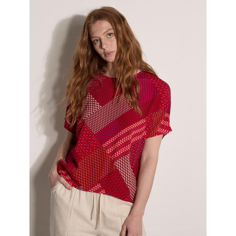 APRICOT Patchwork Kurzarmshirt  