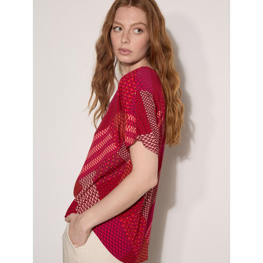 APRICOT Patchwork Kurzarmshirt  