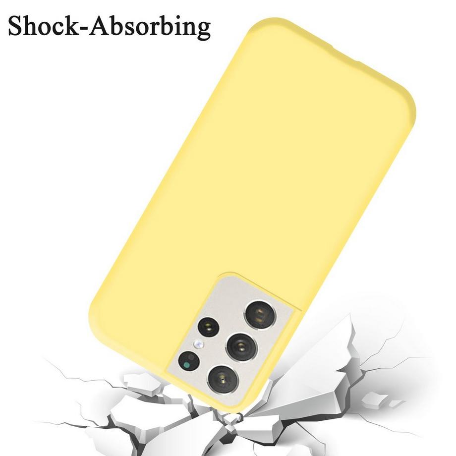 Cadorabo  Housse compatible avec Samsung Galaxy S21 ULTRA - Coque de protection en silicone TPU flexible 