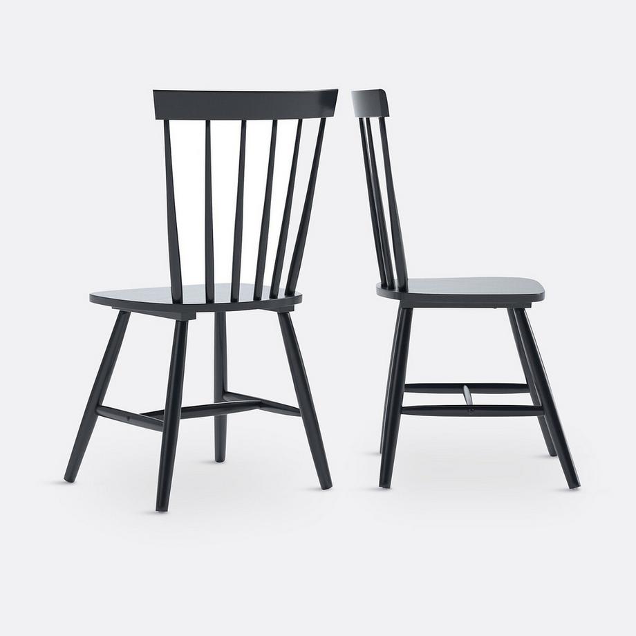 La Redoute Intérieurs Satz von 2 Sprossenstühlen aus massivem Hevea  