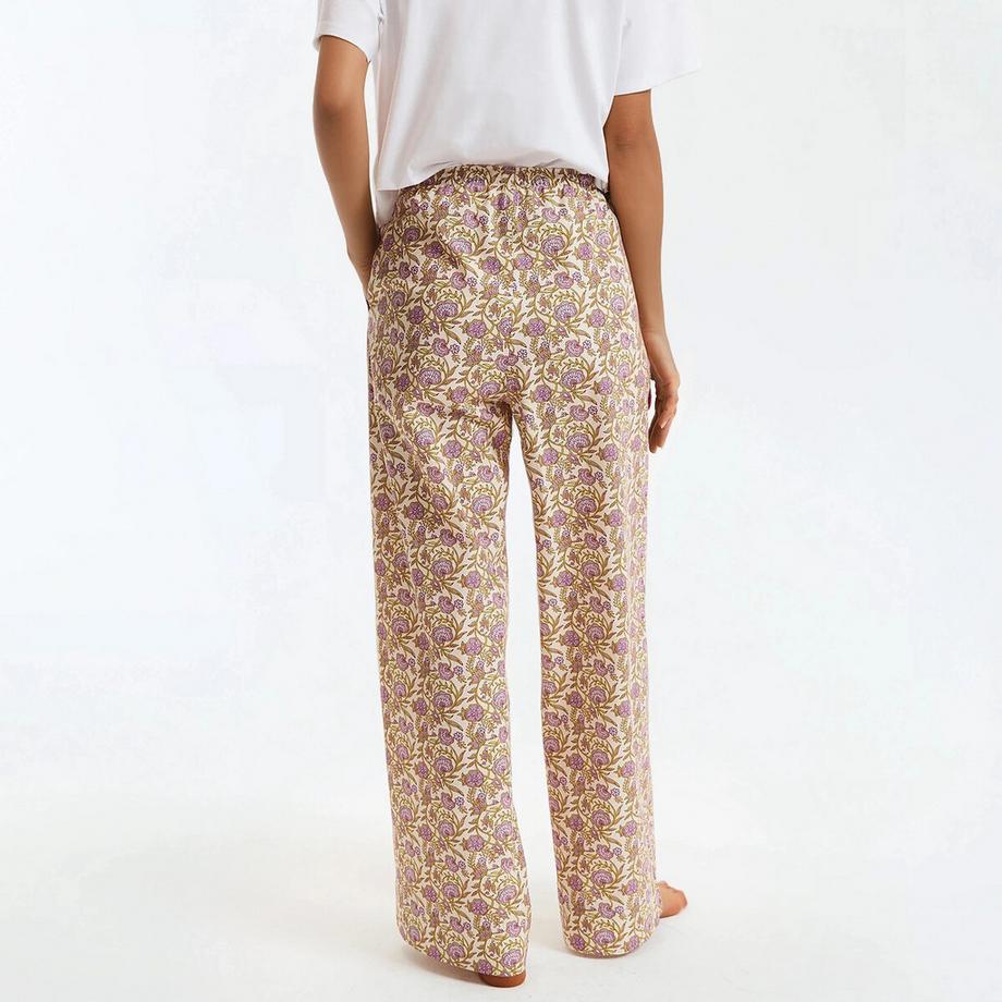 La Redoute Collections Pyjamahose mit Blumenmuster  