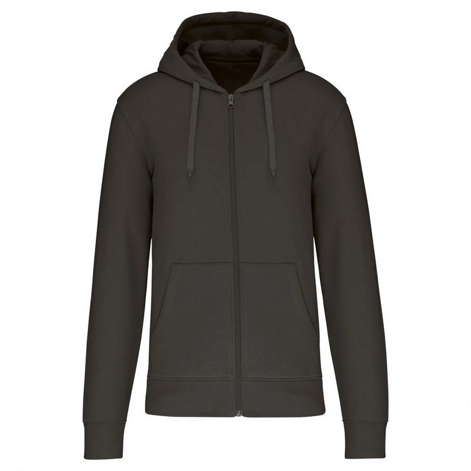 Felpa Con Cappuccio E Zip Intera
