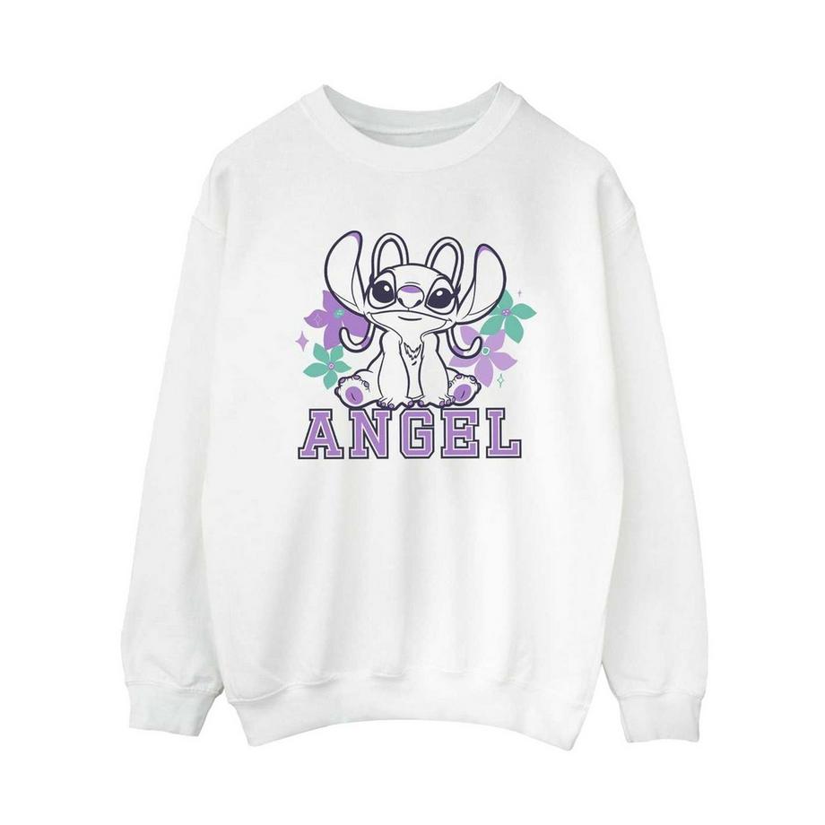 Disney Angel Stitch Felpa con Stampa Grafica  