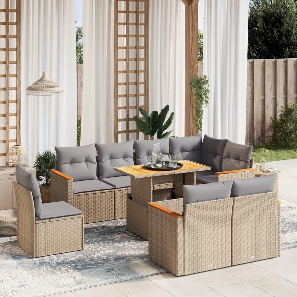 VidaXL Garten sofagarnitur poly-rattan  