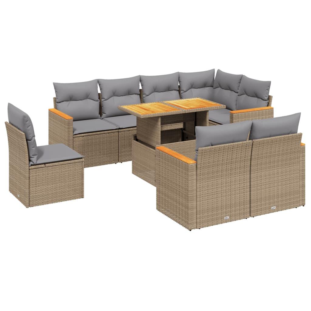 VidaXL Garten sofagarnitur poly-rattan  