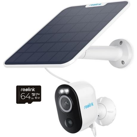 Reolink  Reolink Argus B330 2K Kamera + Solarpanel + 64GB 