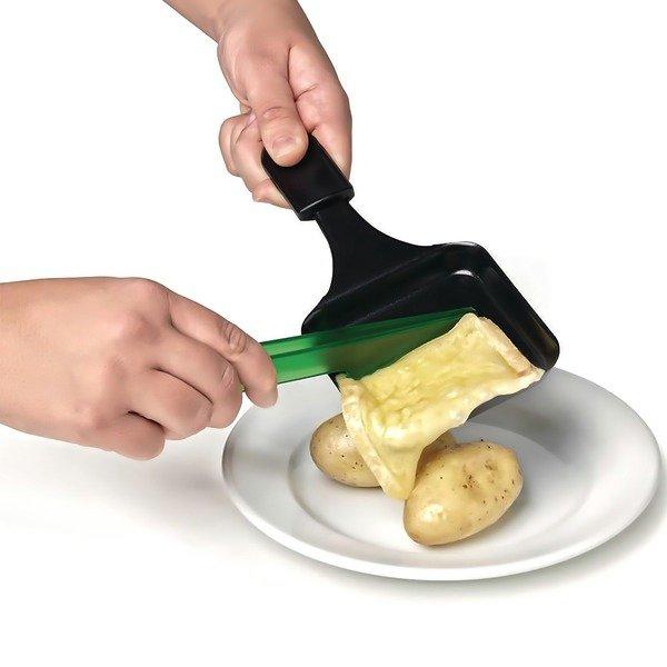 Stöckli Swiss Twist pince à raclette et grill en couleur - Lot de 4  