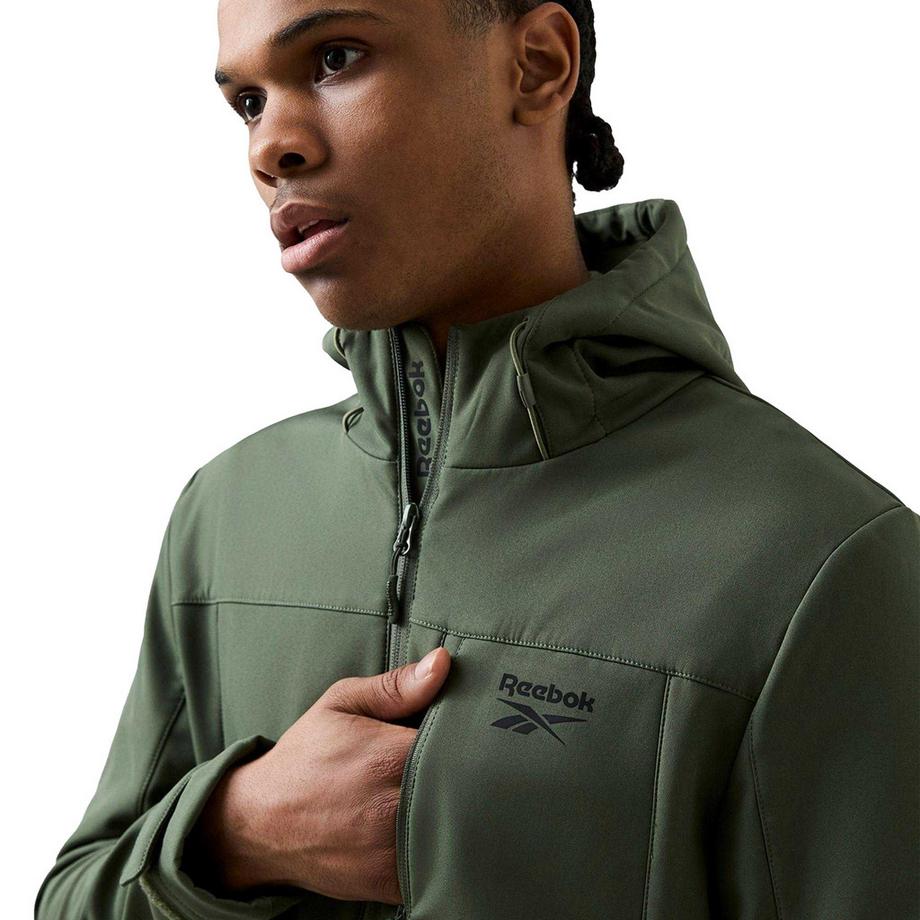 Reebok Veste Softshell Compton avec Capuche  