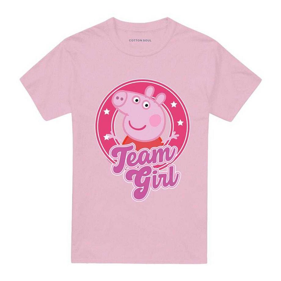 Team Girl Maglietta Distintivo